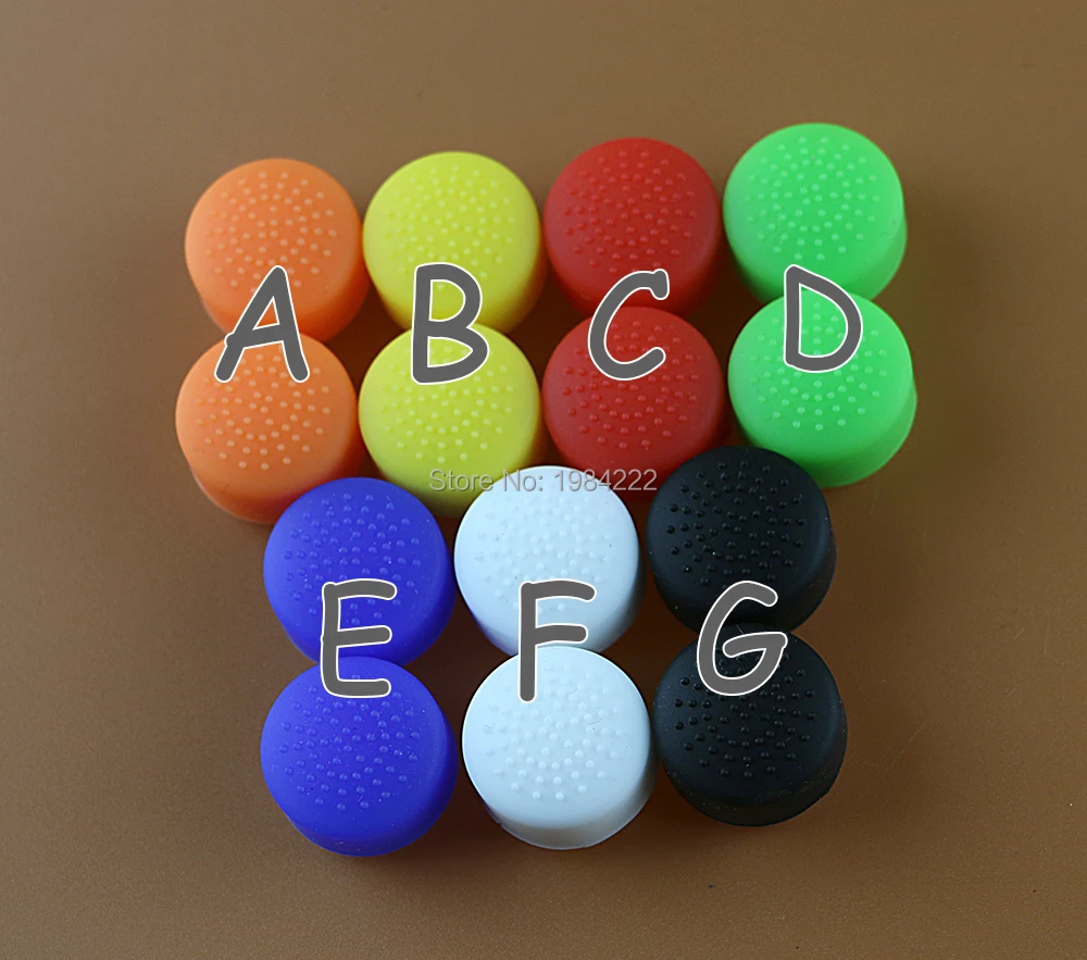 60 шт./лот многоцветный аналоговый контроллер захват для большого пальца крышка