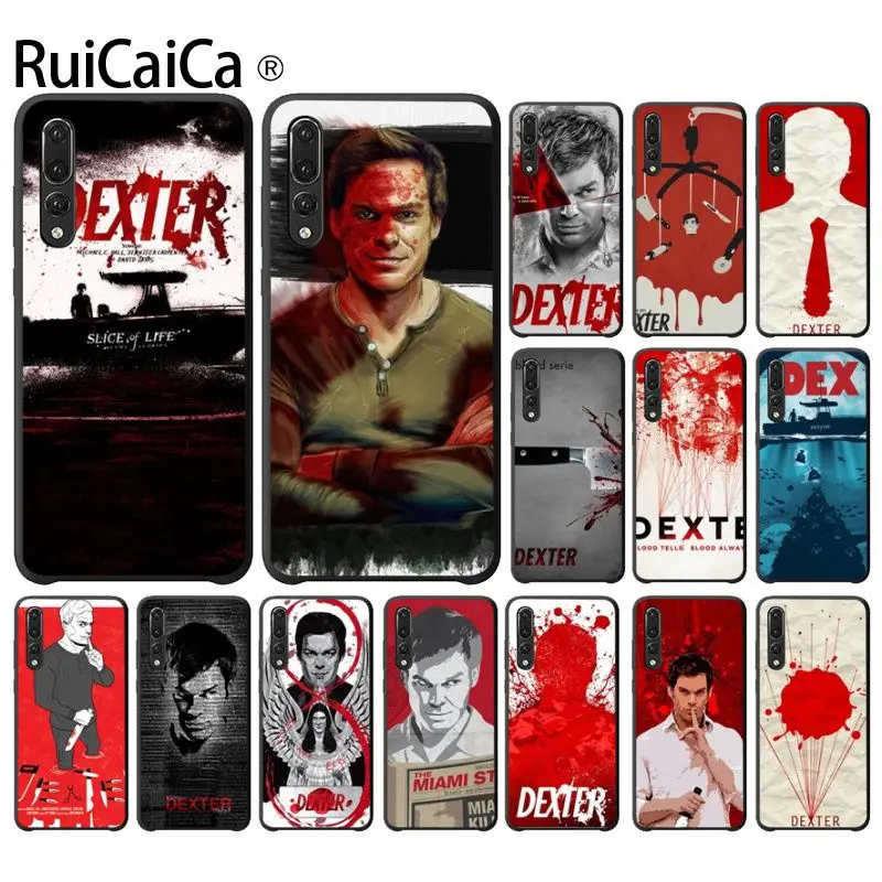 Чехол Ruicaica Dexter Keep Calm and Let Deal из мягкой резины для телефона Huawei Mate10 Lite P20 Pro P9 P10 Plus View
