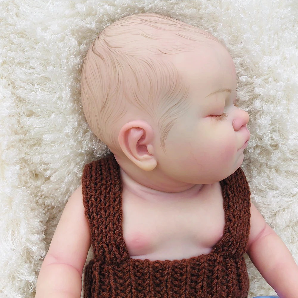 

Hand painted silicone reborn baby dolls bebes reborn high end toy realistic newborn babies 50 cm alive doll gift Fast Shipping