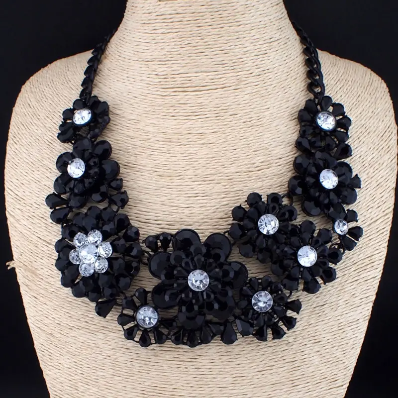Женский чокер с цветком из смолы MANILAI массивные ожерелья модные аксессуары