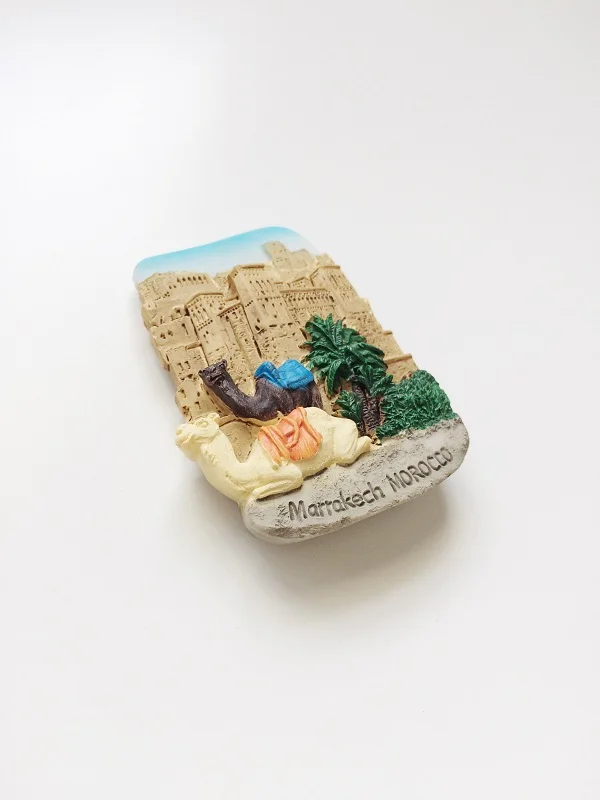 Марокканские магниты на холодильник Марракеш Касабланка 3D Магнитные наклейки