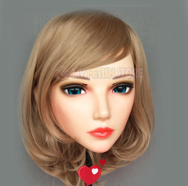 Sha-03) женские милые девушки смолы половина головы кигуруми BJD глаза кроссдресс косплей японского аниме ролевая маска Лолиты с глазами и парик