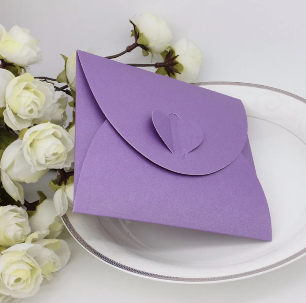 130*130 мм Новый Винтажный бумажный пакет в форме сердца из крафт бумаги для CD