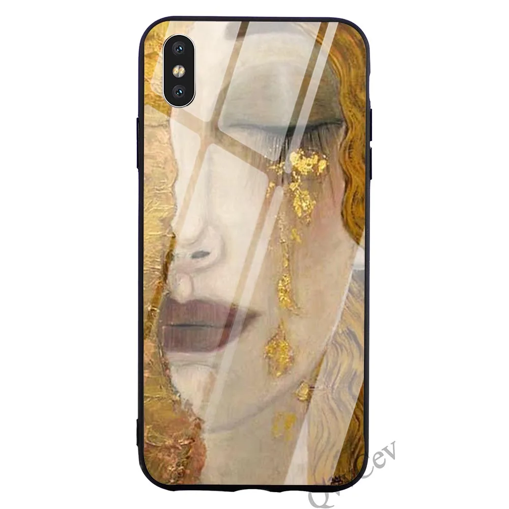 K0524710 Противоударный чехол Kiss by Gustav Klimt чехол из закаленного стекла для телефона для iPhone Xs Max 11 pro чехол X 6 6S XR 8 Plus 7 5S 5 SE - Цвет: K0524710