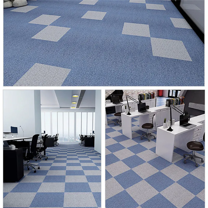 ISHOWTIENDA 50x50 см плитка офисный ковёр Конференц-зал мозаика полный пол ковры для спальни квадратный коврик компания офис студия ковер