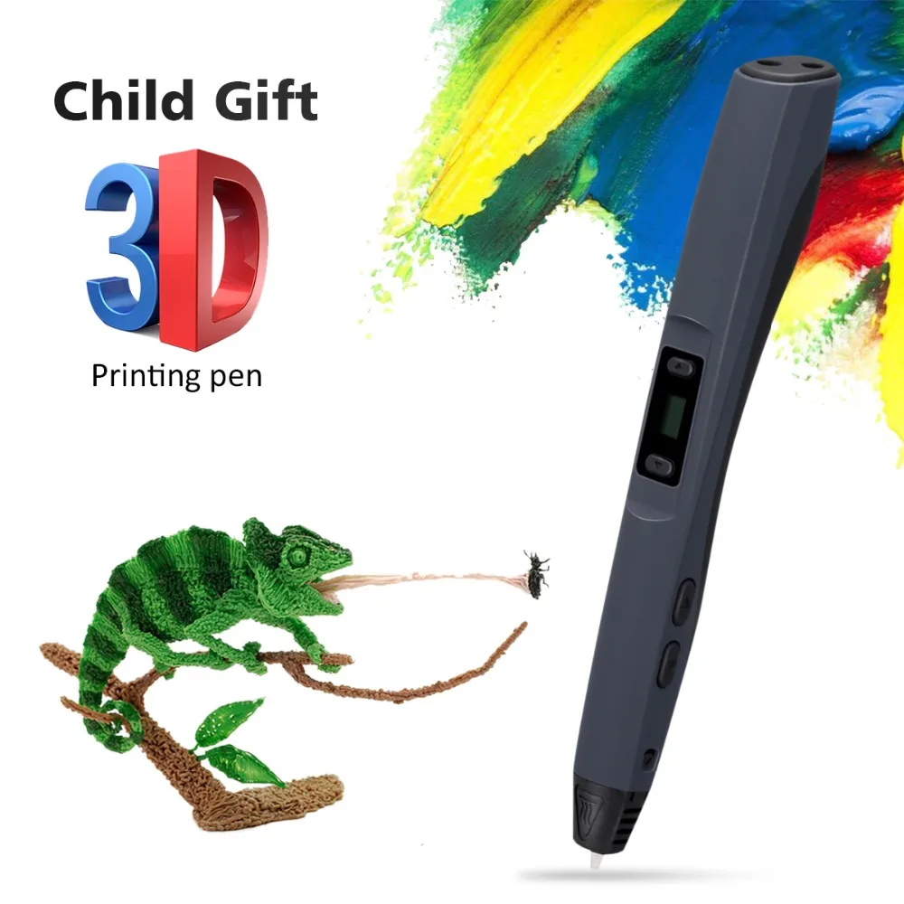 Доставка из России Excelvan 3D Ручка принтер CRITIRON Интеллектуальный Doodler ручка для