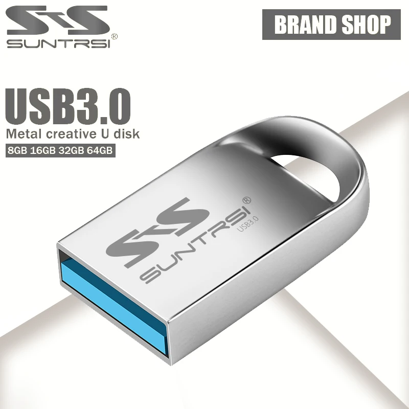 Suntrsi флеш накопитель usb 3 0 128 Гб 64 металлический реальная емкость высокоскоростная
