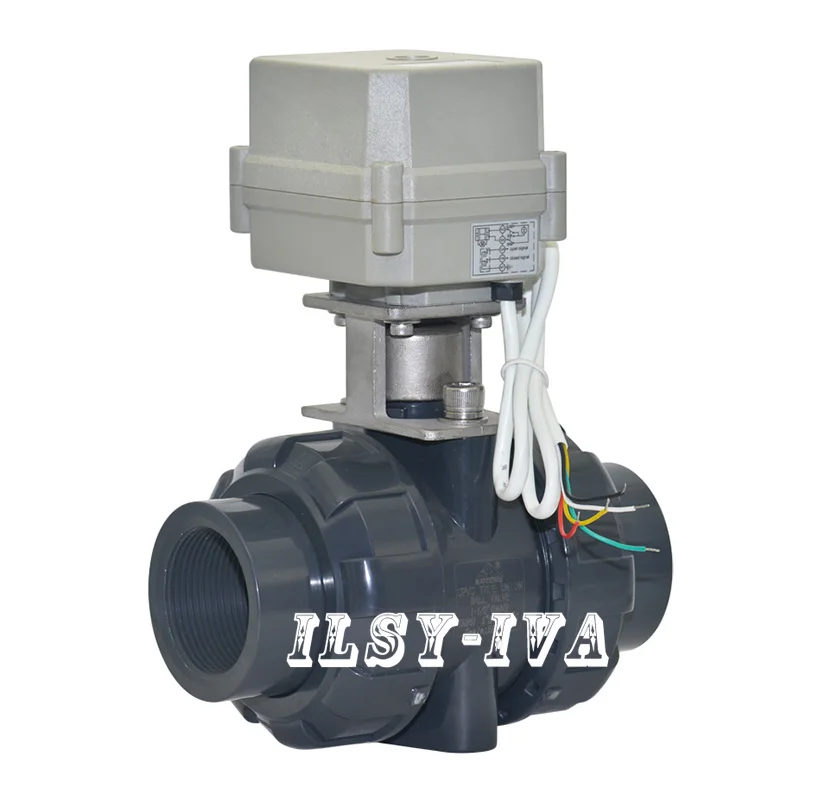 AC110 ~ 230 В DN15 DN20 DN25 DN32 DN40 DN50 пластиковый автоматический шаровой клапан