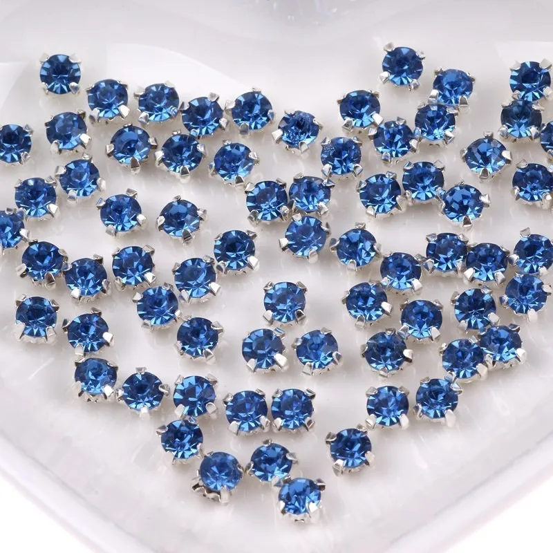 Light blue Prajna пришивные стразы с плоской обратной стороной камни для одежды платье украшения бусины стекло стразы орнамент из кристаллов аксессуары для одежды - Color: Light blue