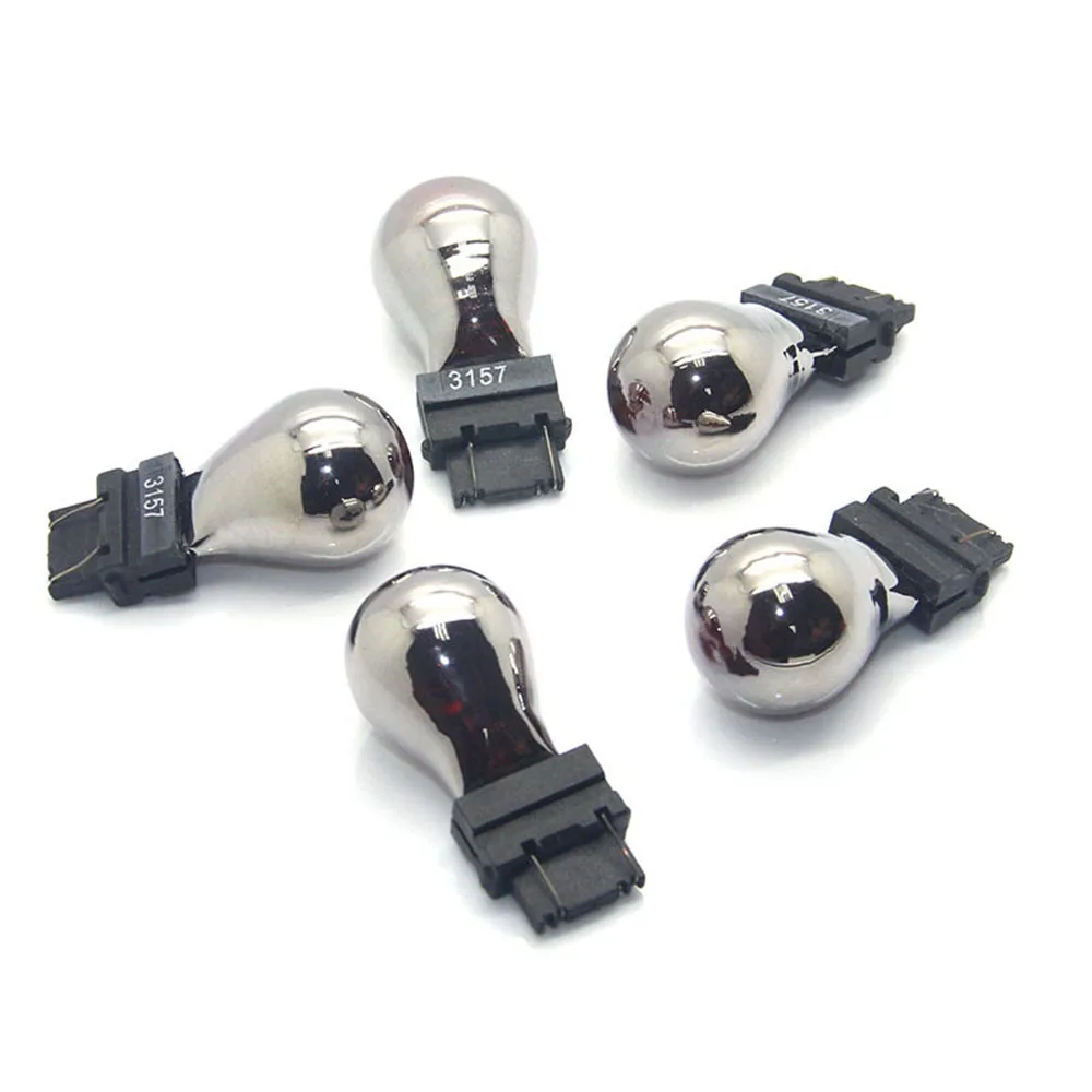 2 шт./лот распродажа socket 7443/7440/3157 хром красный оранжевый индикатор лампочка миру