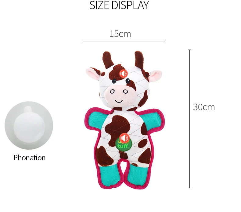 Charmingpet игрушки для собак, Ферма-кролик, овца, корова, обучающие игрушки для домашних животных