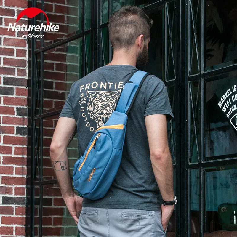 

Naturehike Outdoor Shoulder bag leisure tourism fitness Sports bag Large capacity chest pack riding backpack NH23X008-K