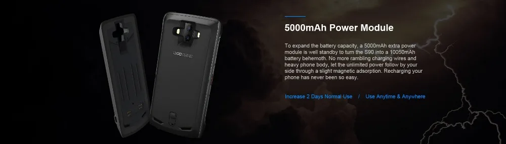 Doogee S90 6GB 128GB Сотовый Телефон IP68/IP69K водонепроницаемый ударопрочный 5050mAh 6,18 ''MT6671 смартфон камера 16 МП
