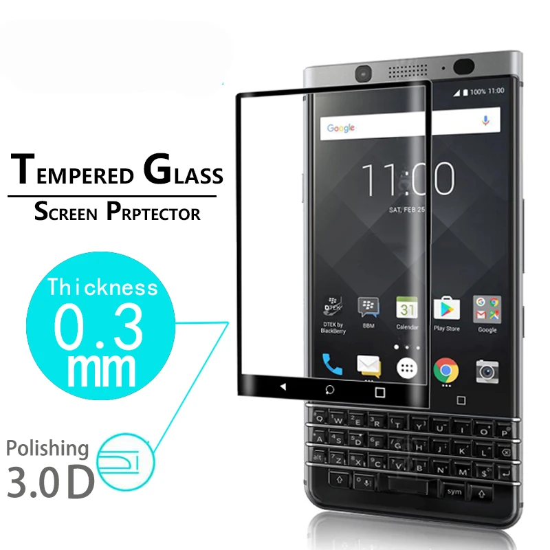 3D Закаленное стекло пленка для Blackberry KEYone полное покрытие экрана протектор для Mercury KEY one DTEK70 пресс полное тело пленка