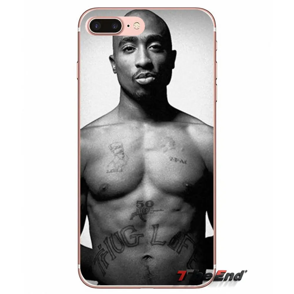 images 11 TPU Чехлы 2Pac Tupac Amaru Shakur Makaveli для iPhone XS Max XR X 4 4S 5 5S 5C SE 6 6S 7 8 Plus samsung Galaxy J1 J3 J5 J7 A3 A5 - Цвет: images 11