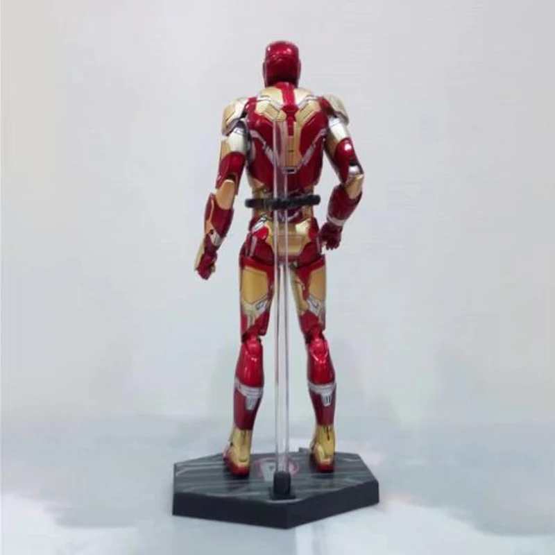 HA CONDOTTO LA Luce HC Железный человек Марка MK 42 ROSSO x ORO ПВХ фигурка Da Collezione модель игрушки