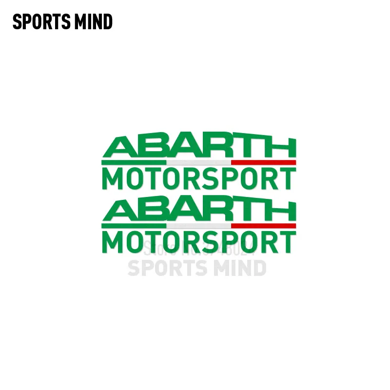 Зеркало заднего вида ABARTH на заказ 1 пара Стайлинг автомобиля для Fiat 500 Punto Stilo Bravo