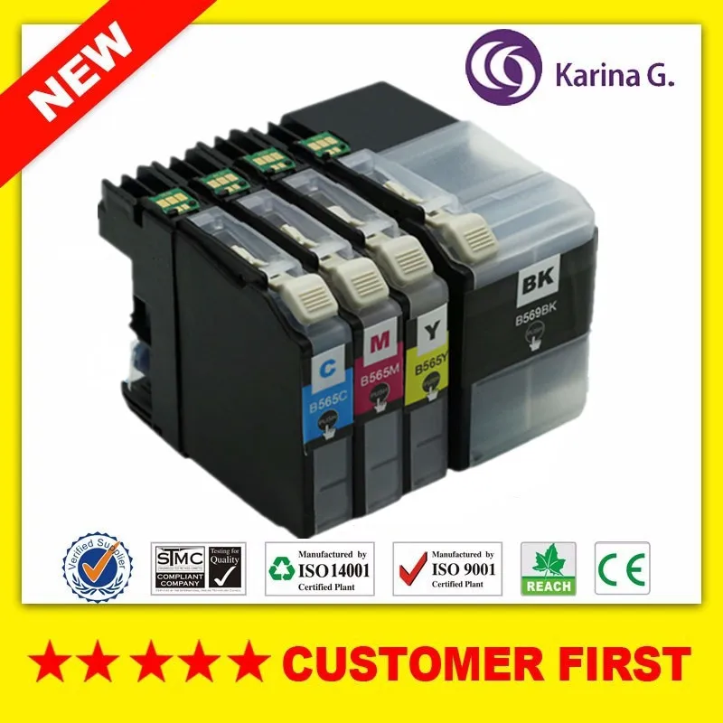 Совместим с Brother LC569 LC565 чернильные картриджи для принтера MFC J3520|Чернильные
