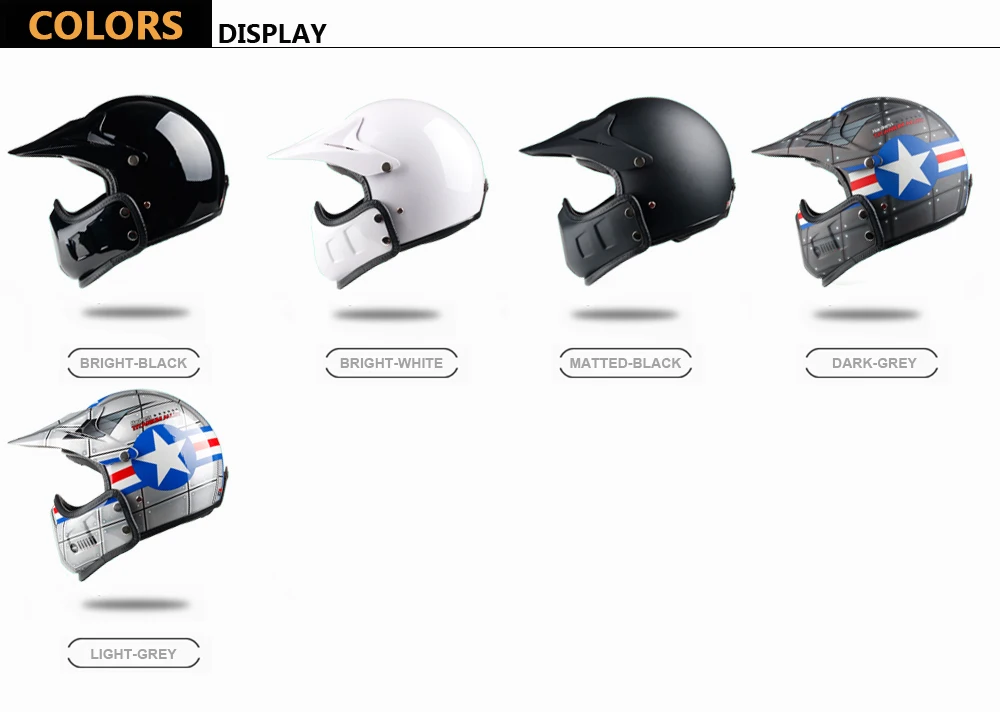 Винтажный moto cross moto rcycle шлем Ретро Кафе Racer Vespa открытое лицо каск полное лицо casco moto модульный Мото шлем в горошек