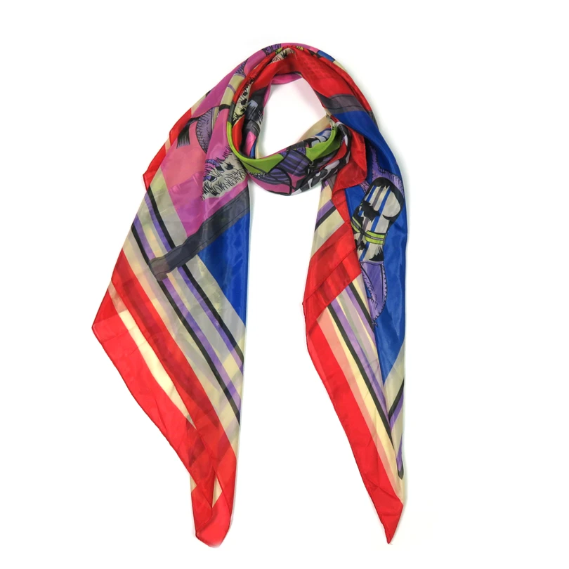 Шарф бандана для женщин шаль палантин 2017 полиэстер шелковистый на ощупь большой