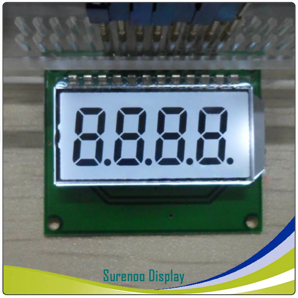 6-значный цифровой "8 8 8.8.8.8" 7-сегментный цифровой 5V ЖК-дисплей модуль Экран дисплея Панель встроенный HT1621 контроллер w/Подсветка