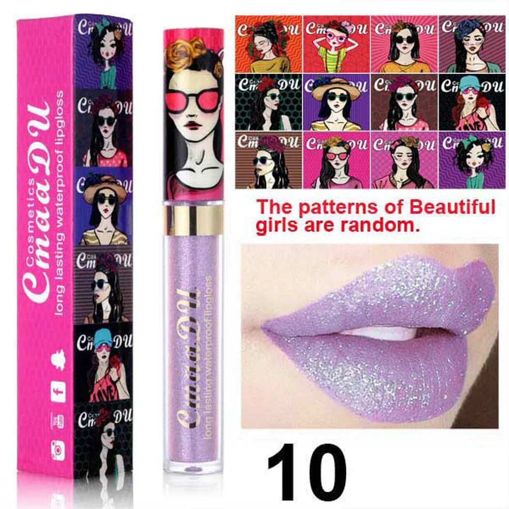 12 Colors Women Fashion Sexy Matte Velvet Lip-gloss Nude Symphony chameleon Lipstick Glossy | Красота и здоровье