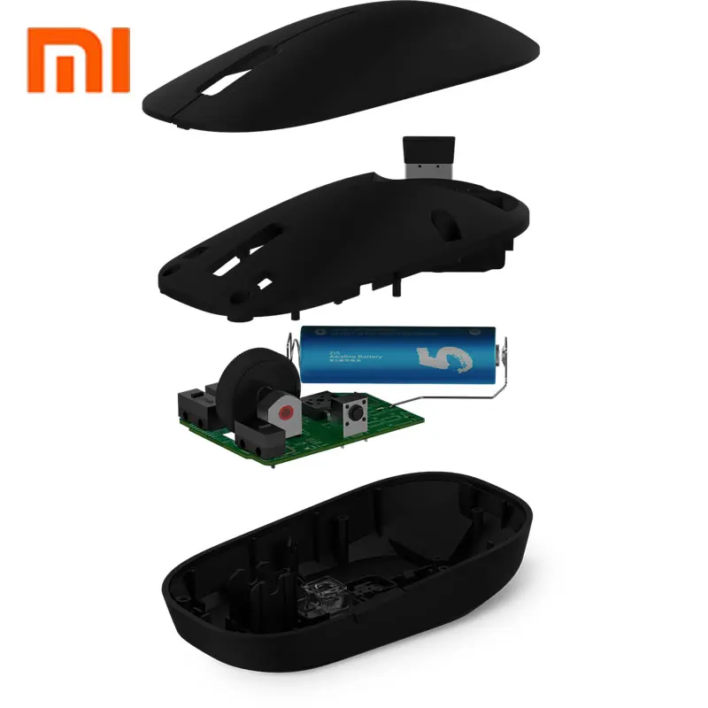 Оригинальная беспроводная мышь Xiaomi 2 4 ГГц оптическая 1200 точек/дюйм портативная