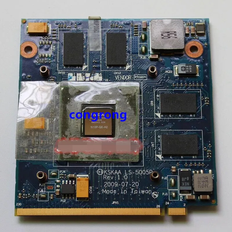 N10P GE A2 GT230M 1G KSKAA LS 5005P MXM II DDR3 VGA Видеокарта для ноутбука TOSHIBA A500 L500 L550