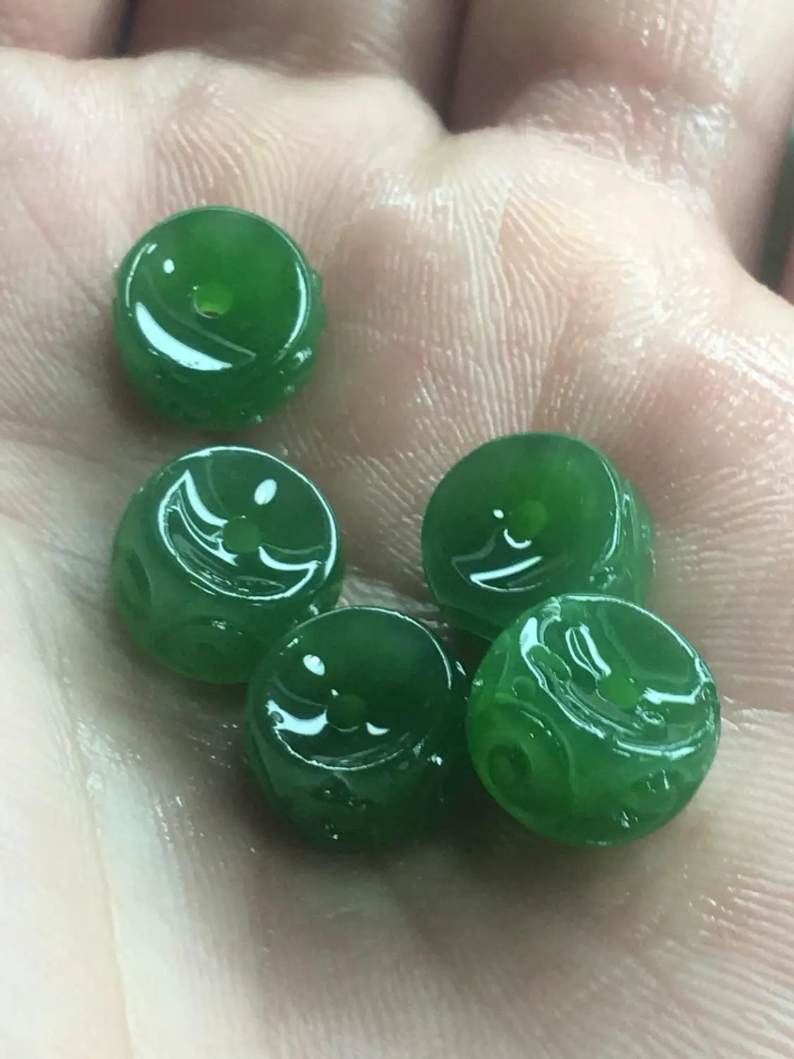 Натуральные и тимби нефритовые бусинки для резьбы по дереву тимби|Бусины| |