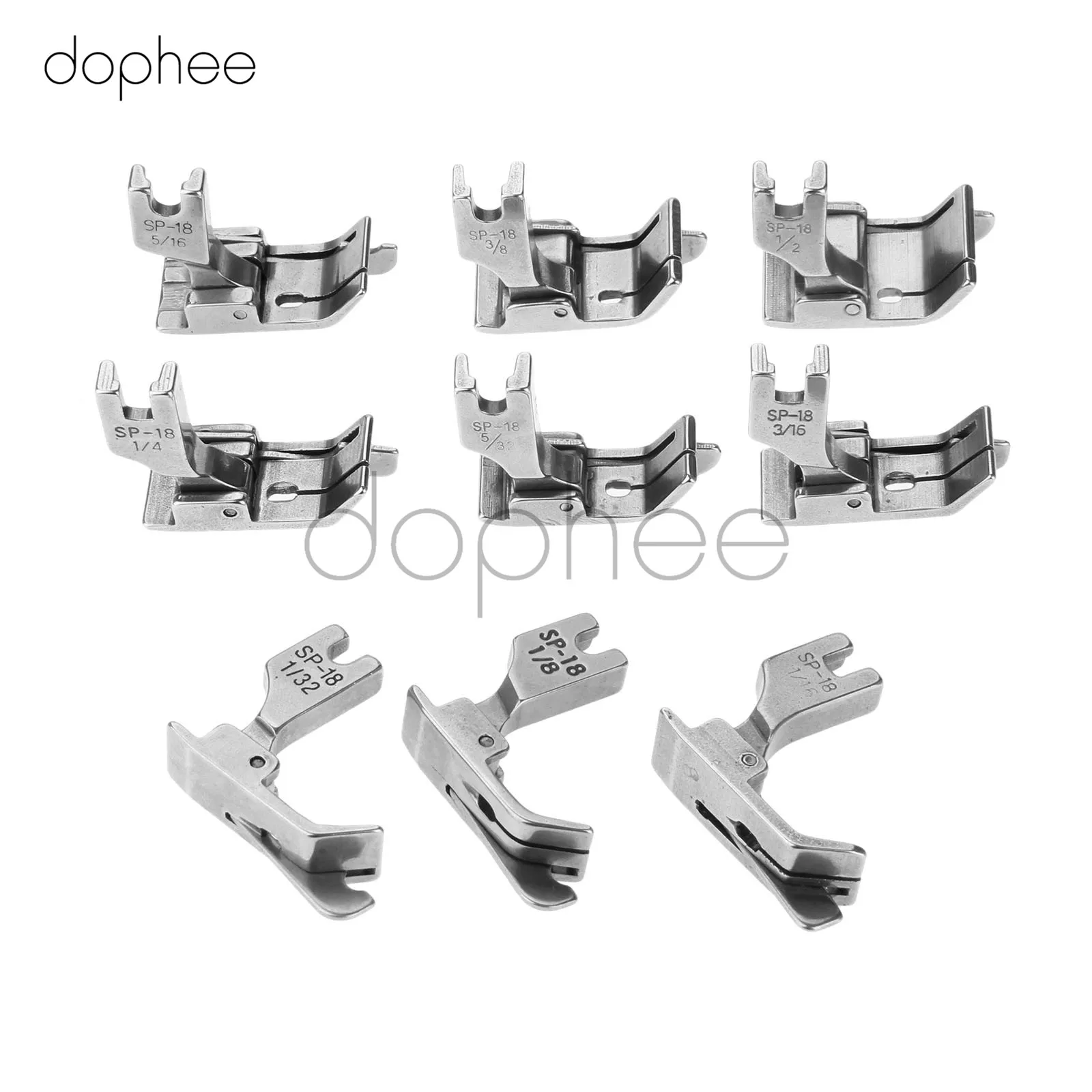 Dophee 1 шт. практичная прижимная лапка SP18 плоская односторонняя стальная на молнии