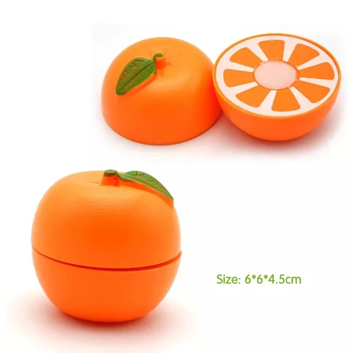 orange Лидер продаж, пластиковая кухонная еда, фрукты, овощи, резка, дети, ролевые игры, обучающая игрушка, безопасные детские кухонные игрушки, наборы, подарок - Цвет: orange