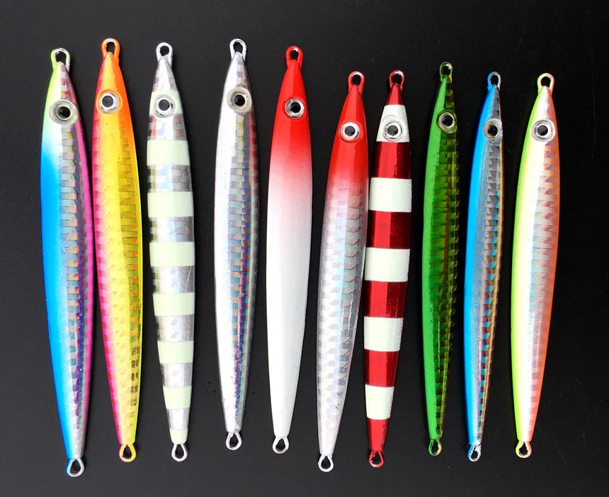 

10 Pieces30g 9cmMetal Lure Fishing Spoon Freshwater Fishing Hard LureSliceJigBait Spoon Fishing Tackle Metal Jigging
