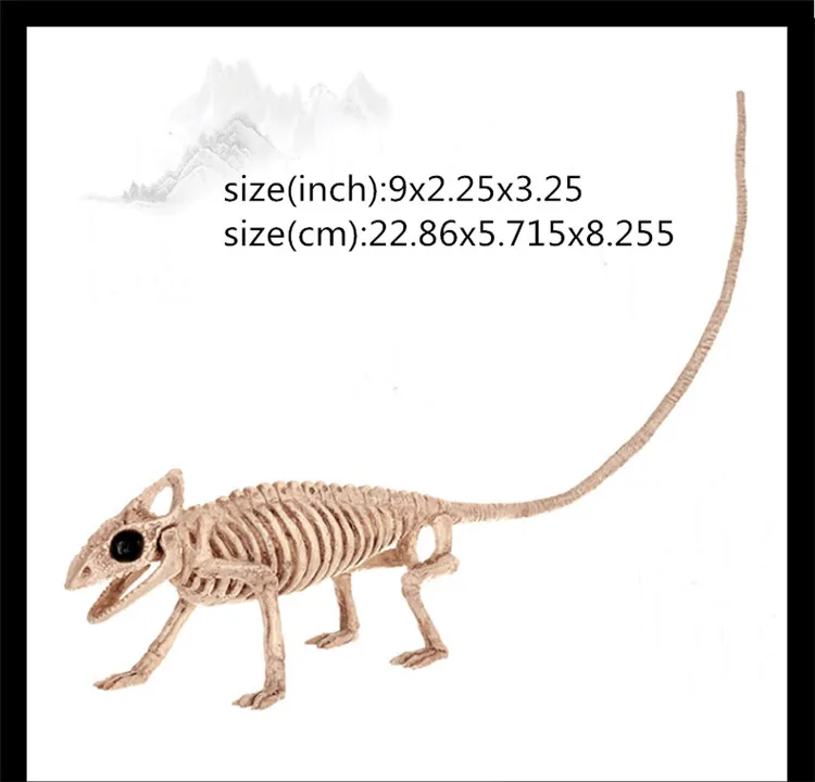 lizard Горячая Скелет животных пластиковый скелет животного кости ужас Хэллоуин Рождество реквизит животное ужас дом вечерние украшения - Цвет: lizard