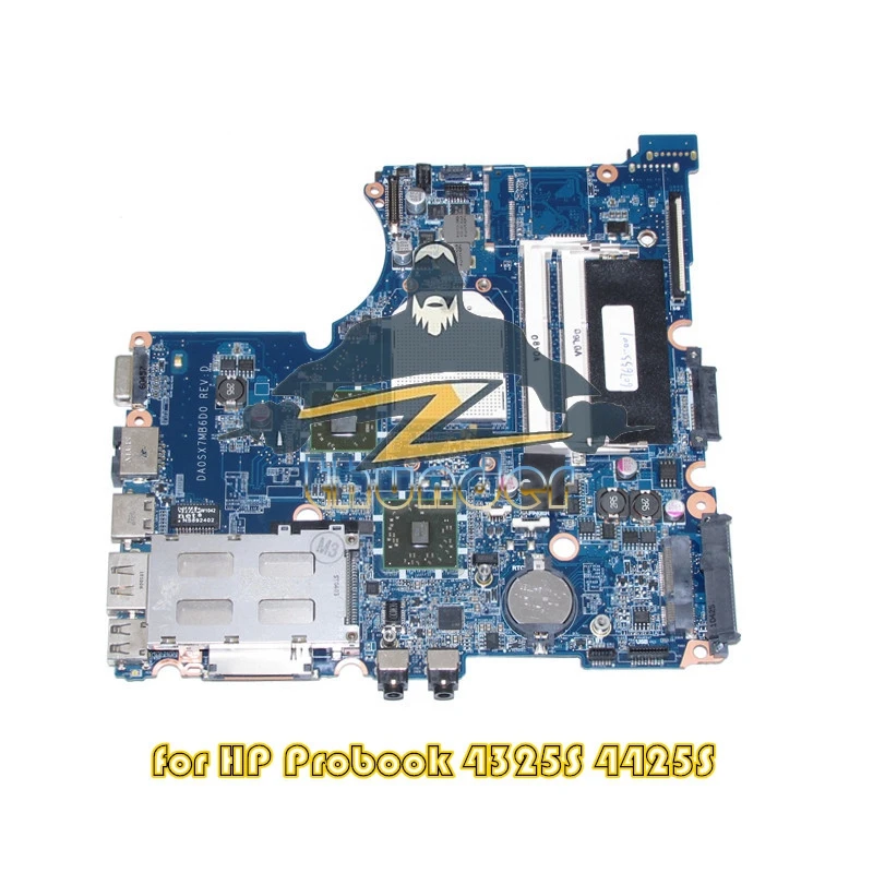 

DA0SX7MB6D0 607655-001 for HP Probook 4325S 4425S laptop motherboard DDR3