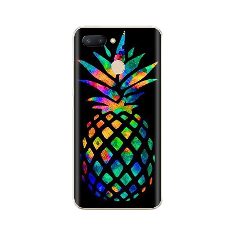 Силиконовый чехол для 5 99 дюймов Xiaomi Redmi Note глобальных задняя крышка Snapdragon 636