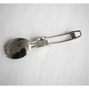 Складная вилка ложка для пикника из нержавеющей стали|spoon stainless|spoon forkspoon outdoor |