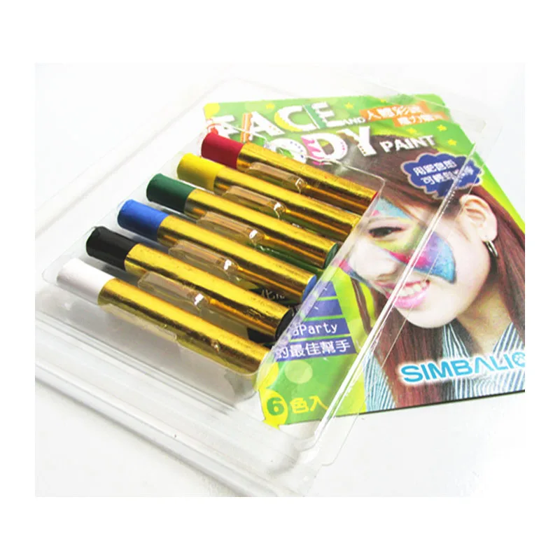 Консилер для макияжа 6 цветов краска лица тела масляная искусство Хэллоуин