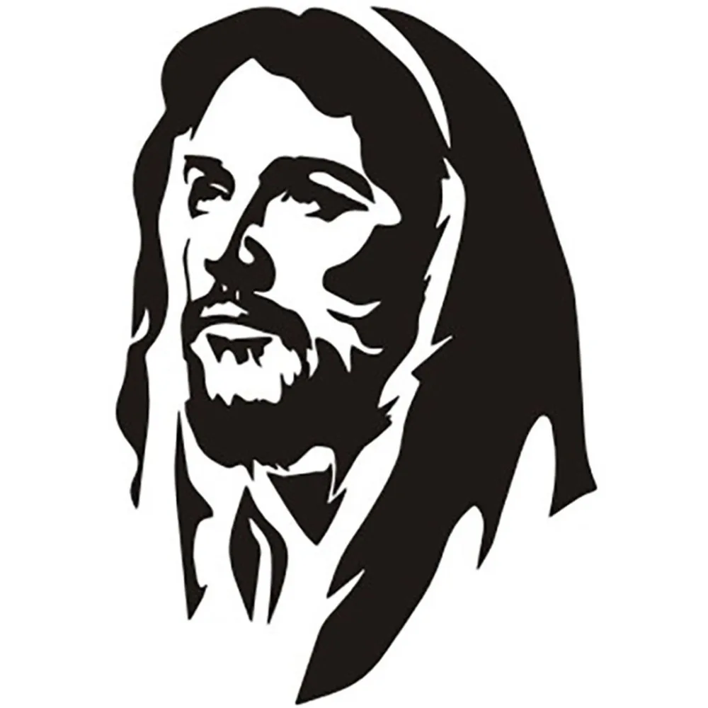 Портрет Иисуса Настенная Наклейка художественная настенная церковная наклейка