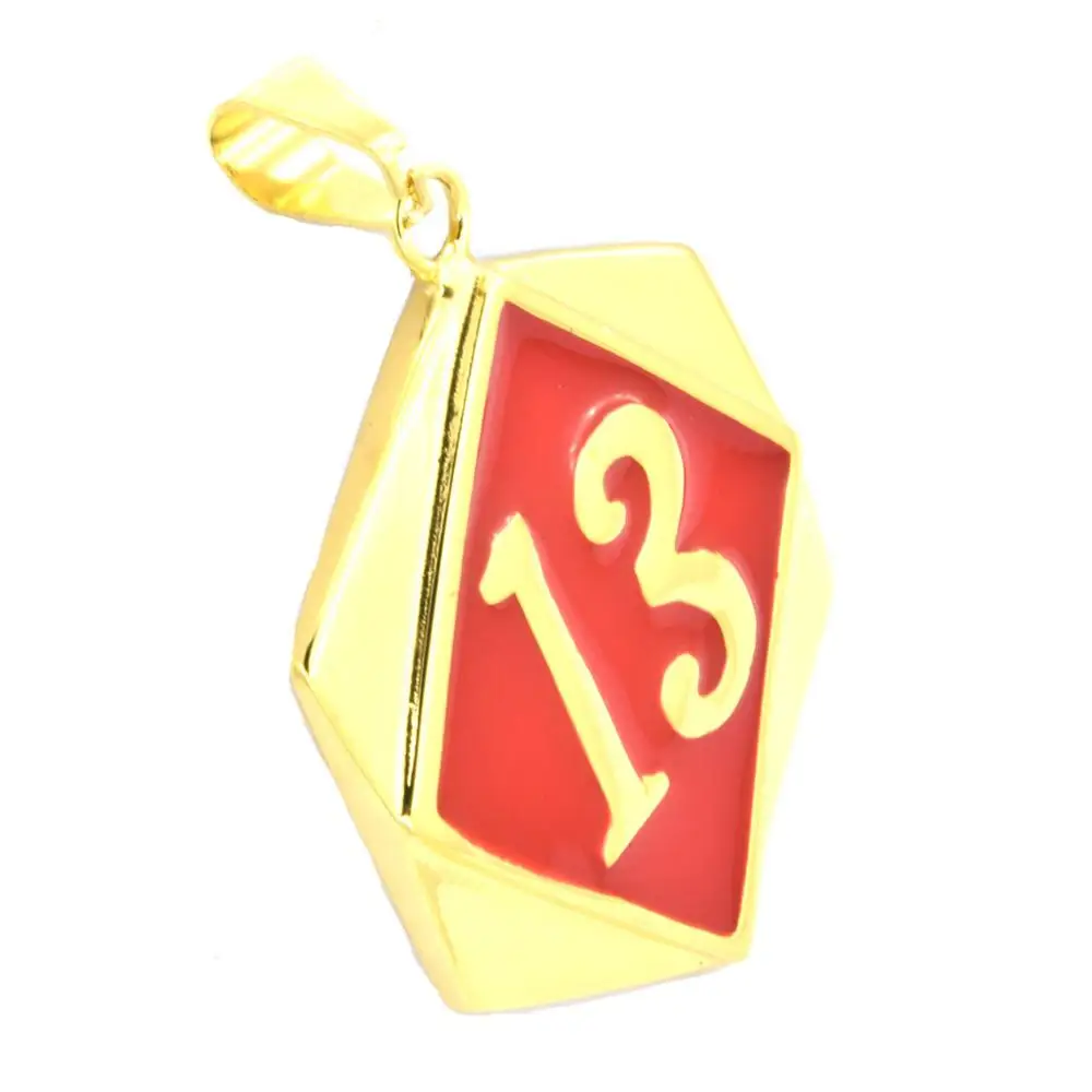 FANSSTEEL ювелирные изделия из нержавеющей стали номер тринадцать на квадратной