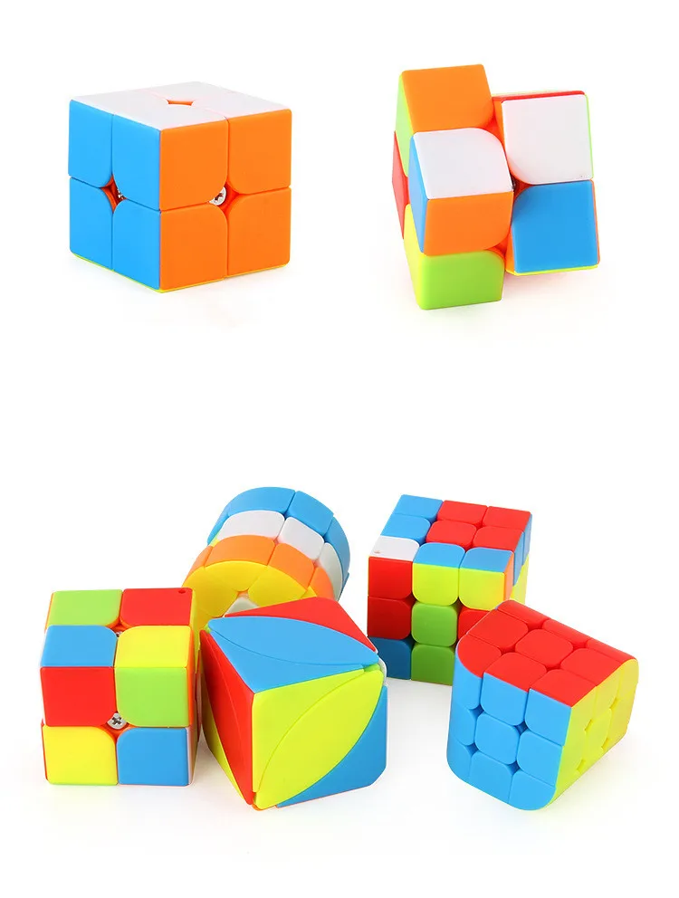 3x3x3 2x2x2 волшебный куб головоломка игрушка оригинальная коробка скоростной куб головоломка куб брелок развивающая игрушка для детей подарок