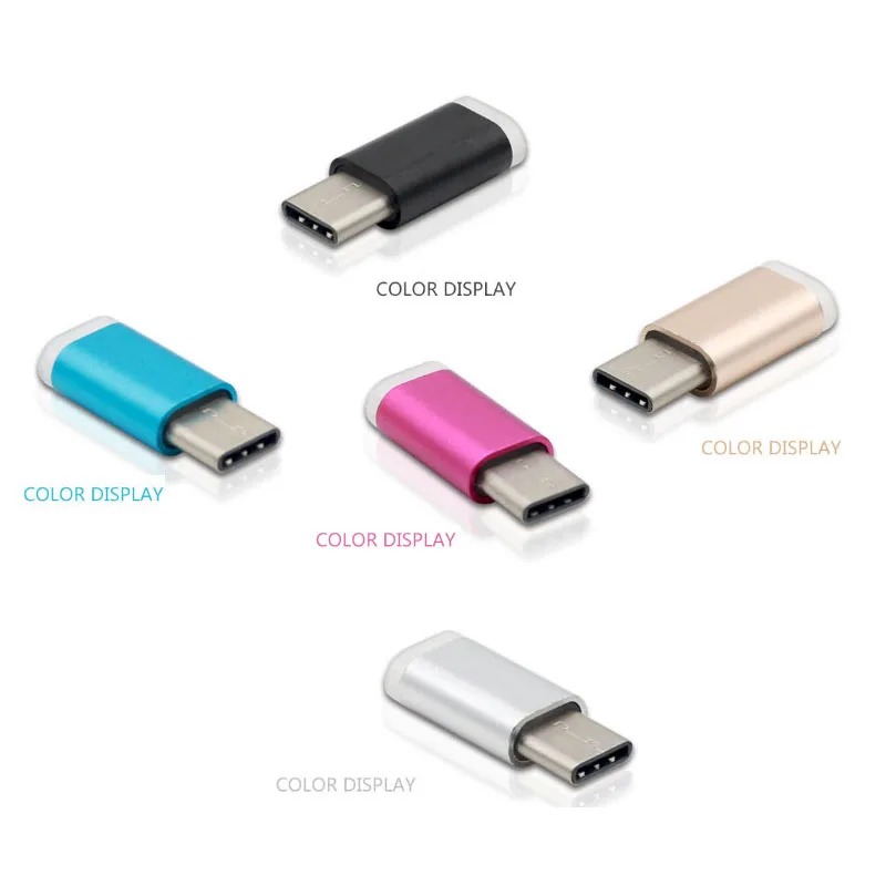 2pcs Type-C To Micro Data Charging Adapter Converter For Huawei P9 LG G5 for Xiaomi mi5 4c mi5s plus Meizu Pro6 | Электроника