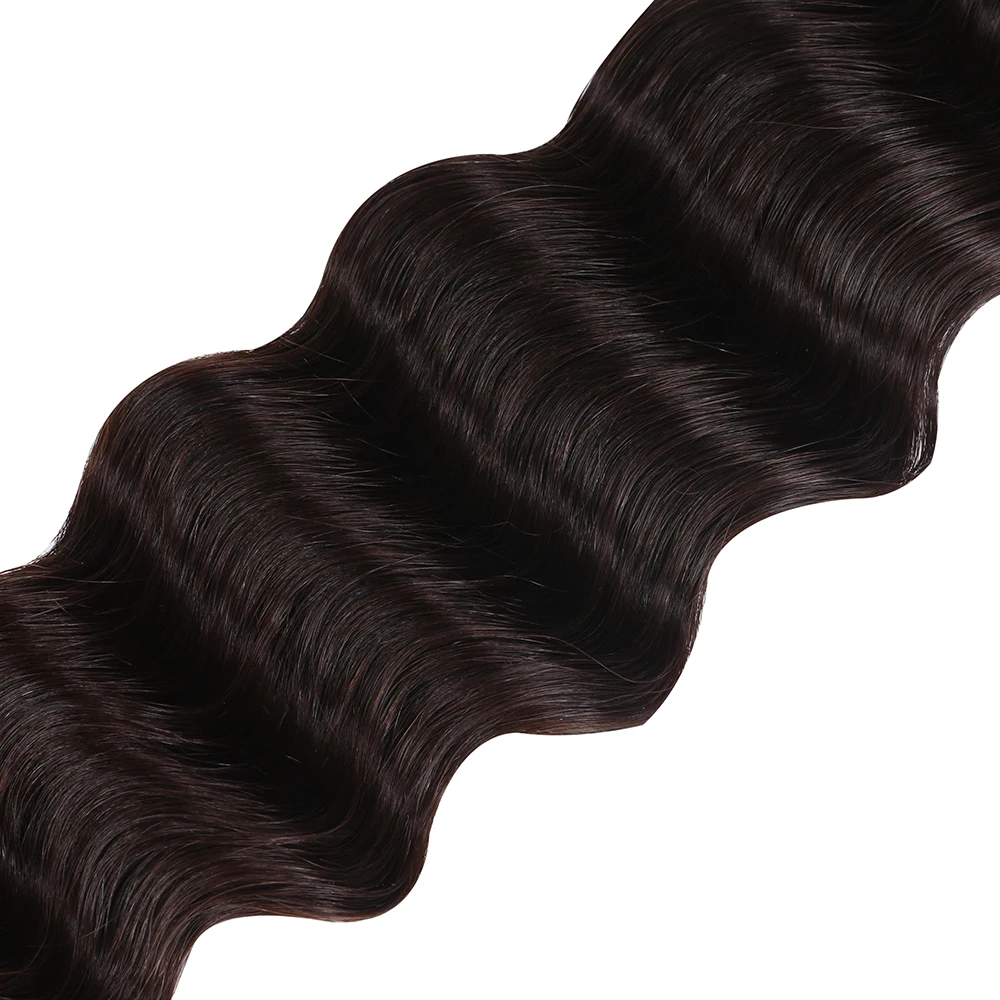 Новые перуанские волосы remy свободные глубокая волна 3 пряди 100% человеческие для