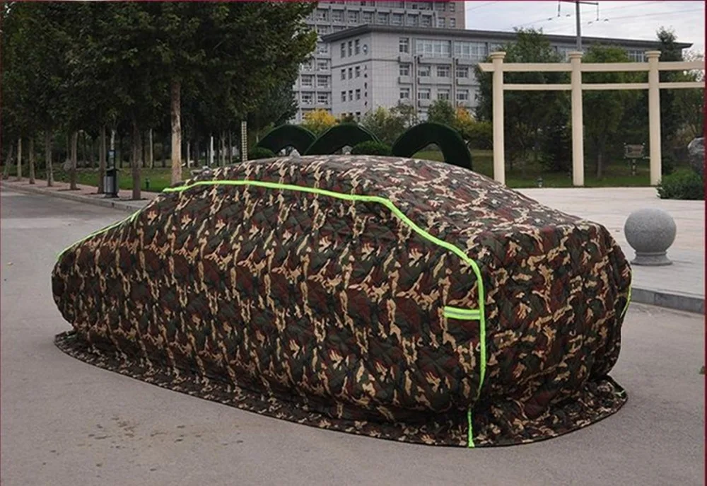 Зимний защитный автомобильный чехол OTLEY утолщенный хлопком водонепроницаемый
