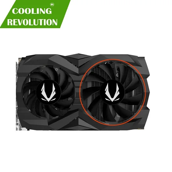 Оригинальная графическая карта вентилятор для ZOTAC игровой GeForce GTX 1660 Ti 6 ГБ GDDR6 GA72S2U - Цвет лезвия: Big fan