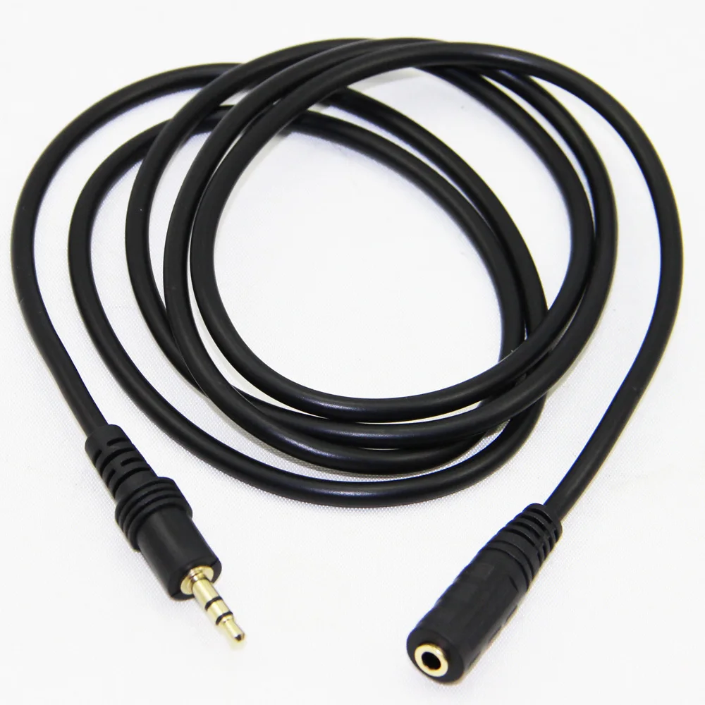 Позолоченный 3 5 мм аудио удлинитель kabel папа к женскому M/F кабель для наушников
