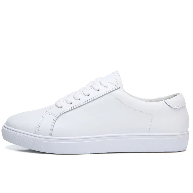 FONIRRA Spring Split Leather Cross Tied Withe Sneaker Women Shoes Black Flat Casual Genuine 113 | Обувь