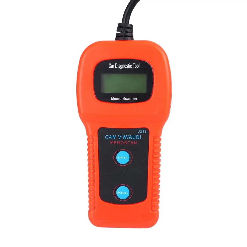 ABS инструмент сброса чтения и стирания проблемы OBD2 OBDII сканер ошибок U281 автомобиля диагностическое приспособление для двигателя CAN сканер кода шины подушка безопасности