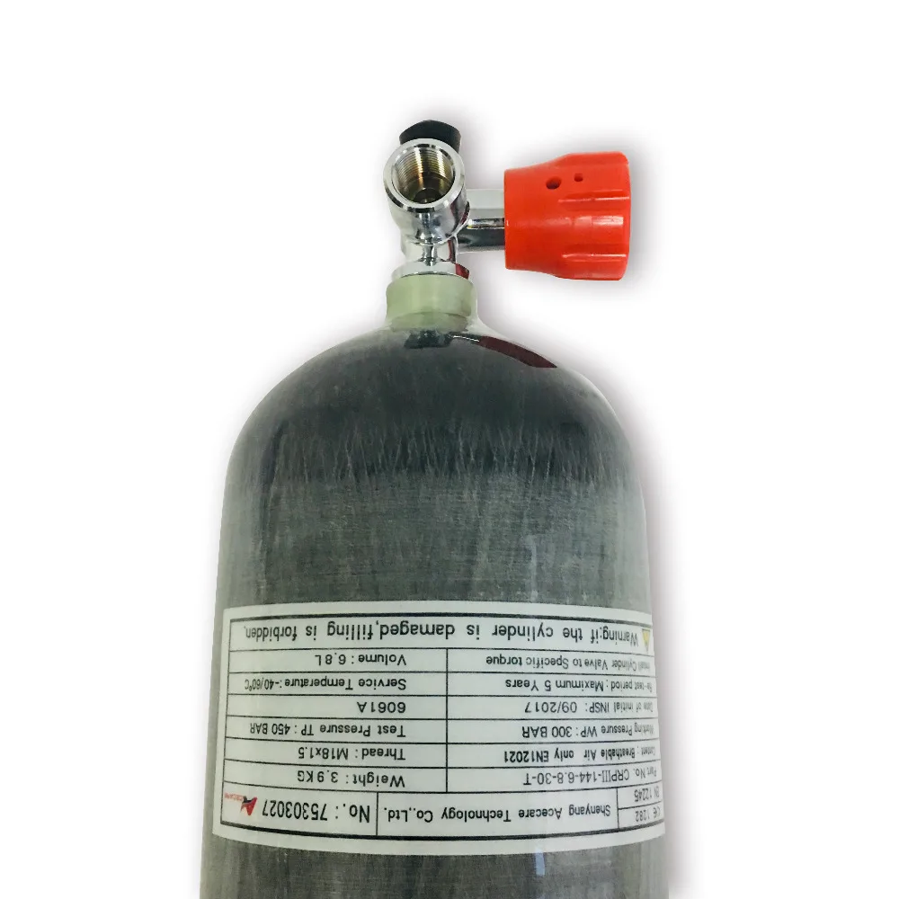 AC36811 hpa bottle air gun paintball 6.8L compressed 4500psi airforce condor breathing apparatus diving 300bar softgun | Безопасность и