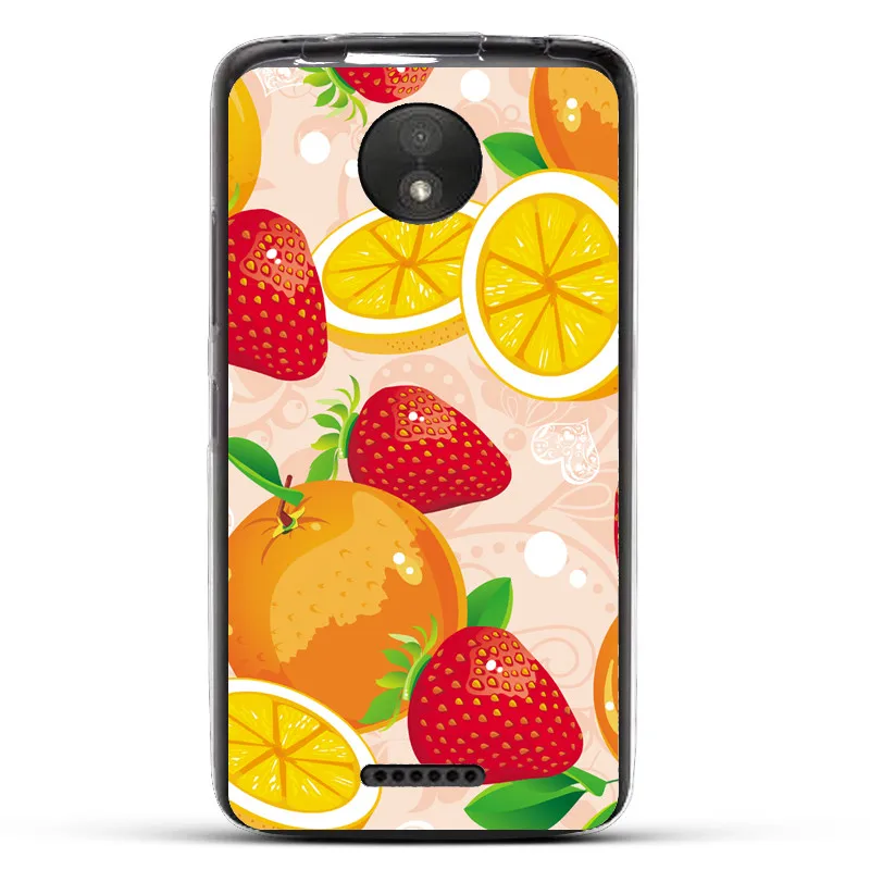 Чехол для Motorola Moto C XT1754 XT1750 роскошный мягкий силиконовый чехол с принтом чехлы
