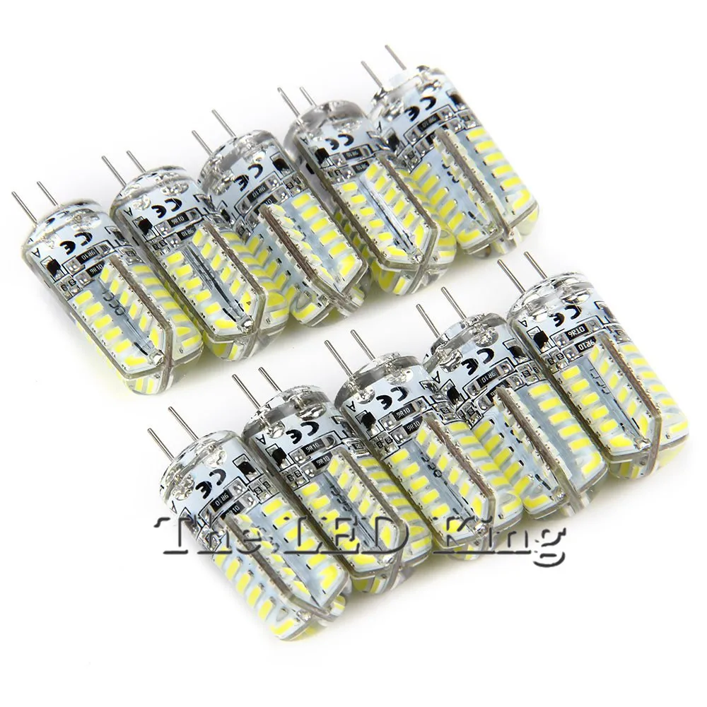 10 шт. светодиодный светильник с регулируемой яркостью G 4 AC DC 12V 220V 3W 9W 12W 15W SMD 3014 24 48D светодиодный мини G4 360 Угол луча заменить галогенные лампы